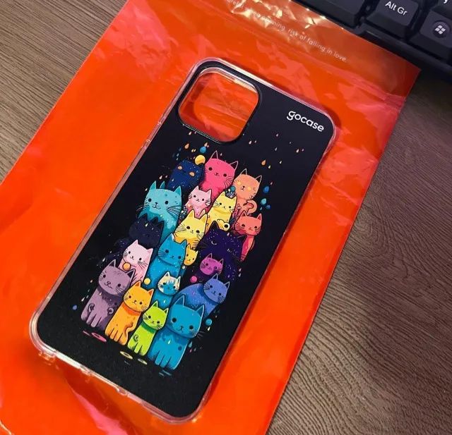 Capa de celular Gocase de gatinho para Iphone 12 Pro - Foto 4