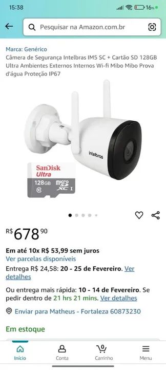 Câmera de Segurança Intelbras Mibo + LifeSmart Spot Mini - Foto 5
