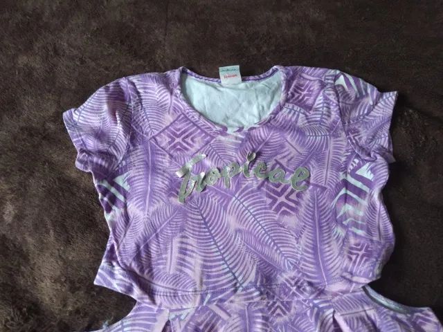 Vendo vestido usado tam 8/10 anos - Foto 4