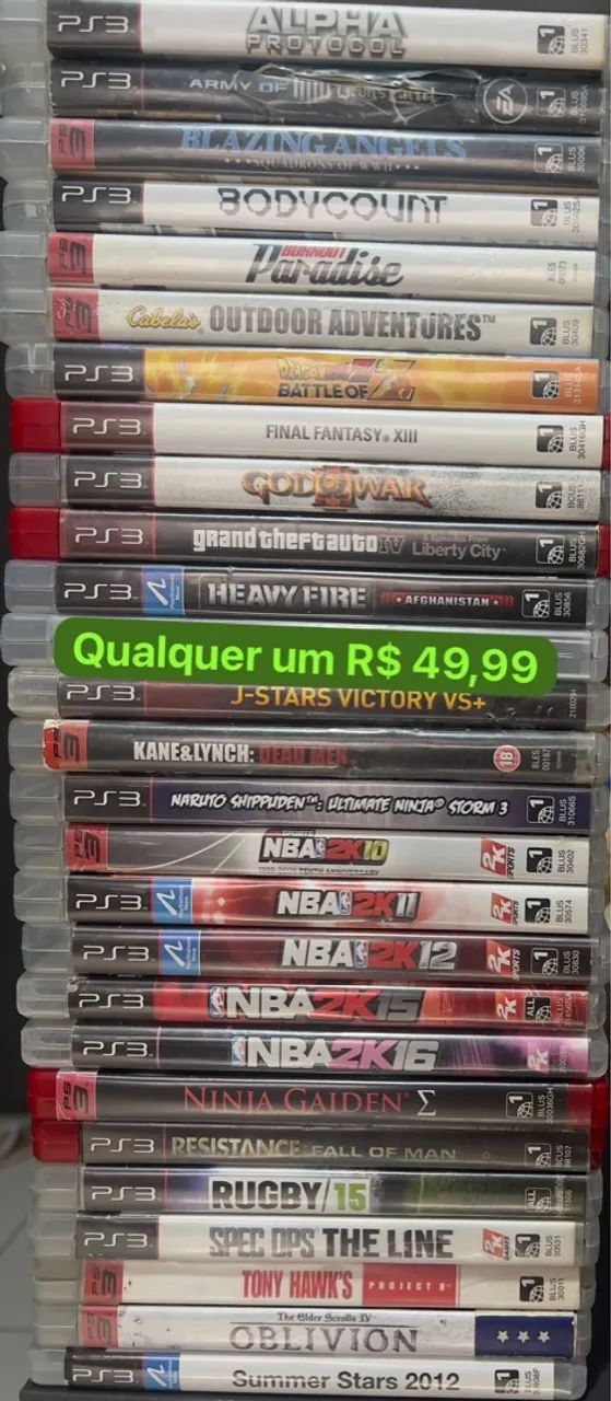 CD de jogos  PS3 - R$ 49,99 cada - Foto 2