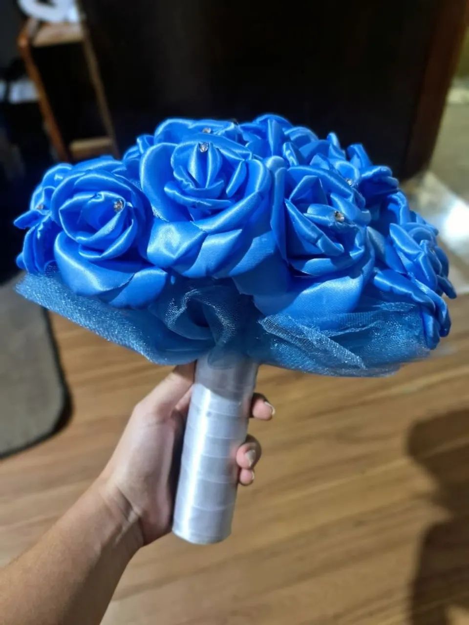 Buquê de casamento azul serenity  - Foto 2