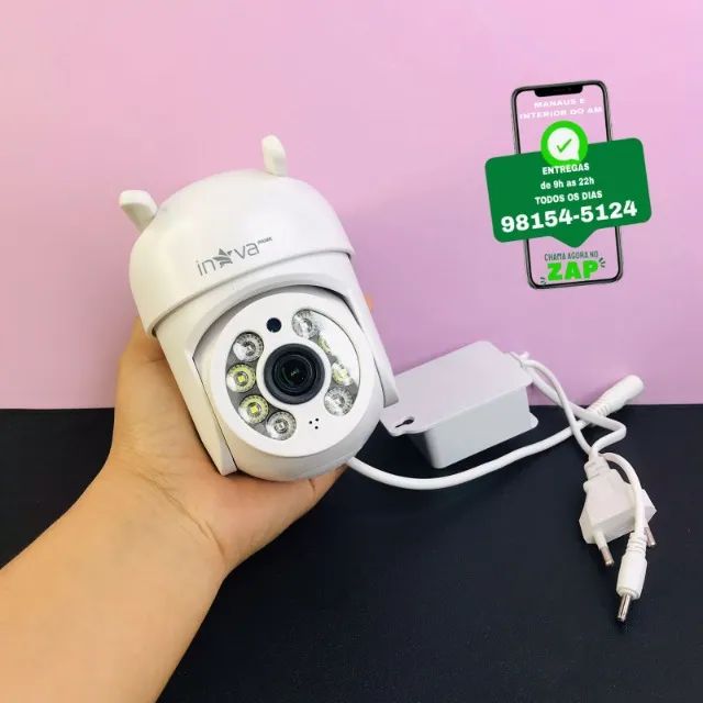Camera de segurança Ip Dome App Yoosee Wifi Externa - Entregamos