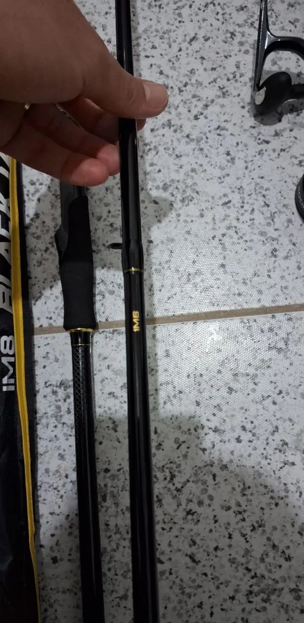 Kit vara black tamba pro 2,40m com molinete  - Foto 2