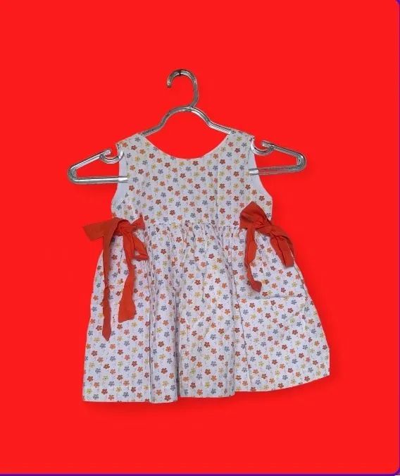 Vestido infantil flor
