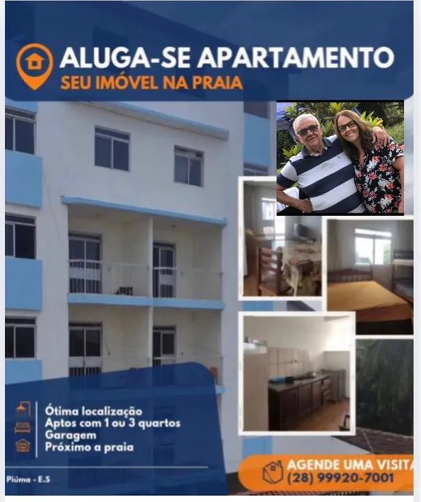 Alugo apartamento temporada em piuma é iriri pelo telefone *!