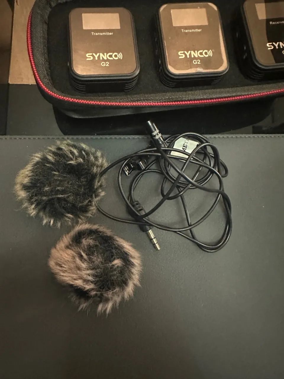 Microfone de Lapela Sem Fio SYNCO G2 (A2) 2.4G - Transmissor Duplo - Foto 2