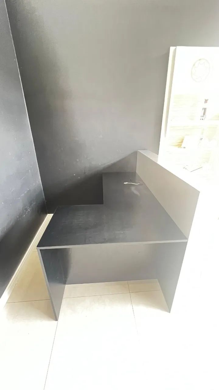 Balcão para Escritório - atendimento Recepção em L - usado - Foto 4