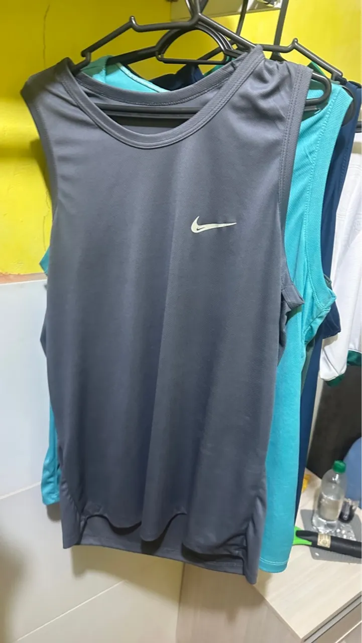 Kit regatas Nike e adidas