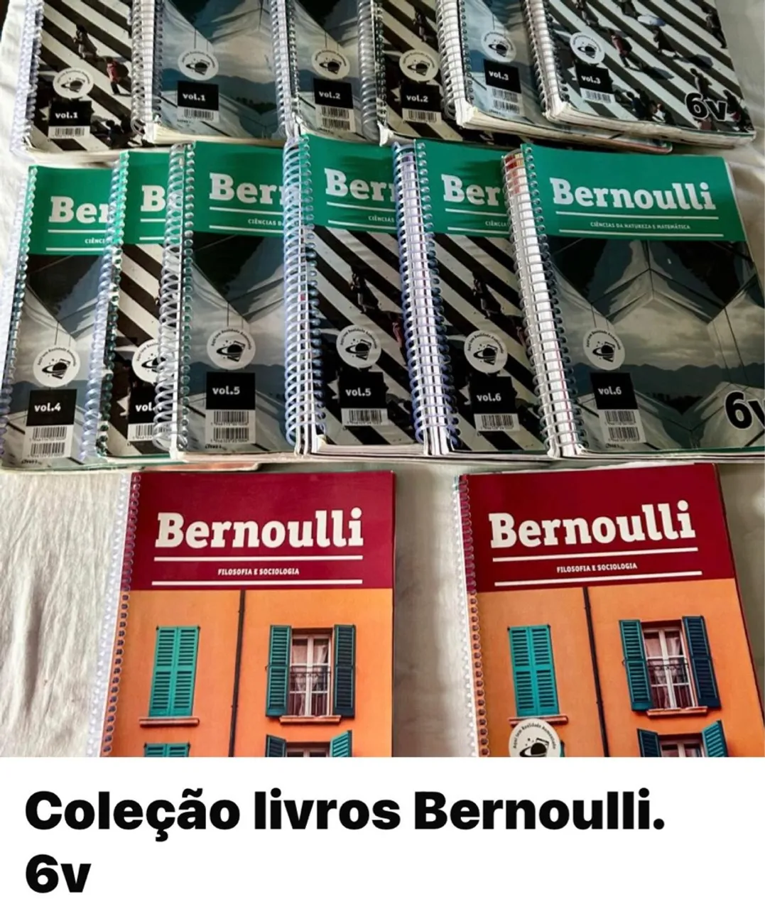 Coleção Completa Livros Bernoulli 6º Ano