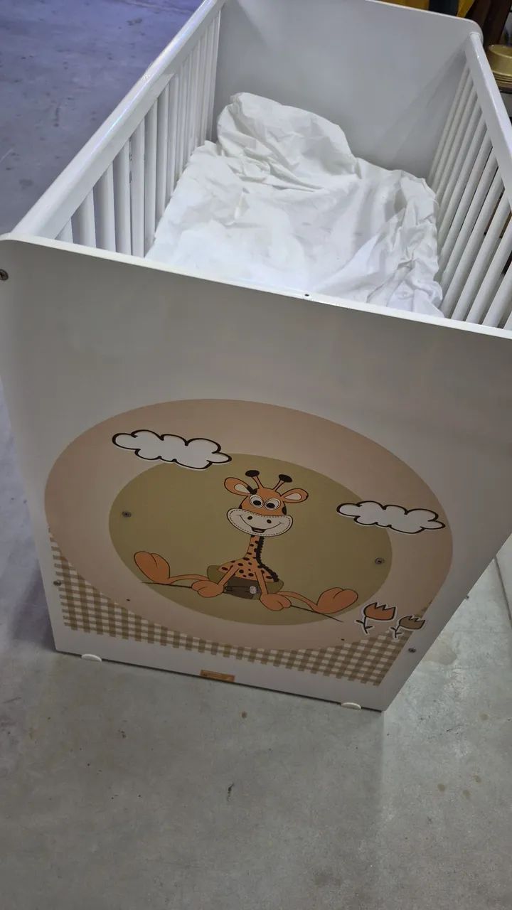 Berço em MDF branco - Foto 3