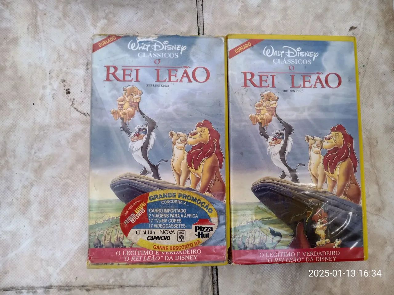VHS rei leão 