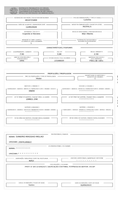 Lancha "ROYALS" 7,30m - De R$ 160mil por R$ 100mil - Oportunidade Lazer & Esporte - Foto 12