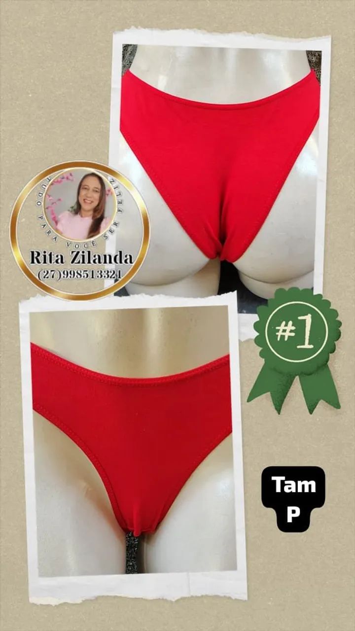 Calcinha  algodão  R$30,00 cada  - Foto 4