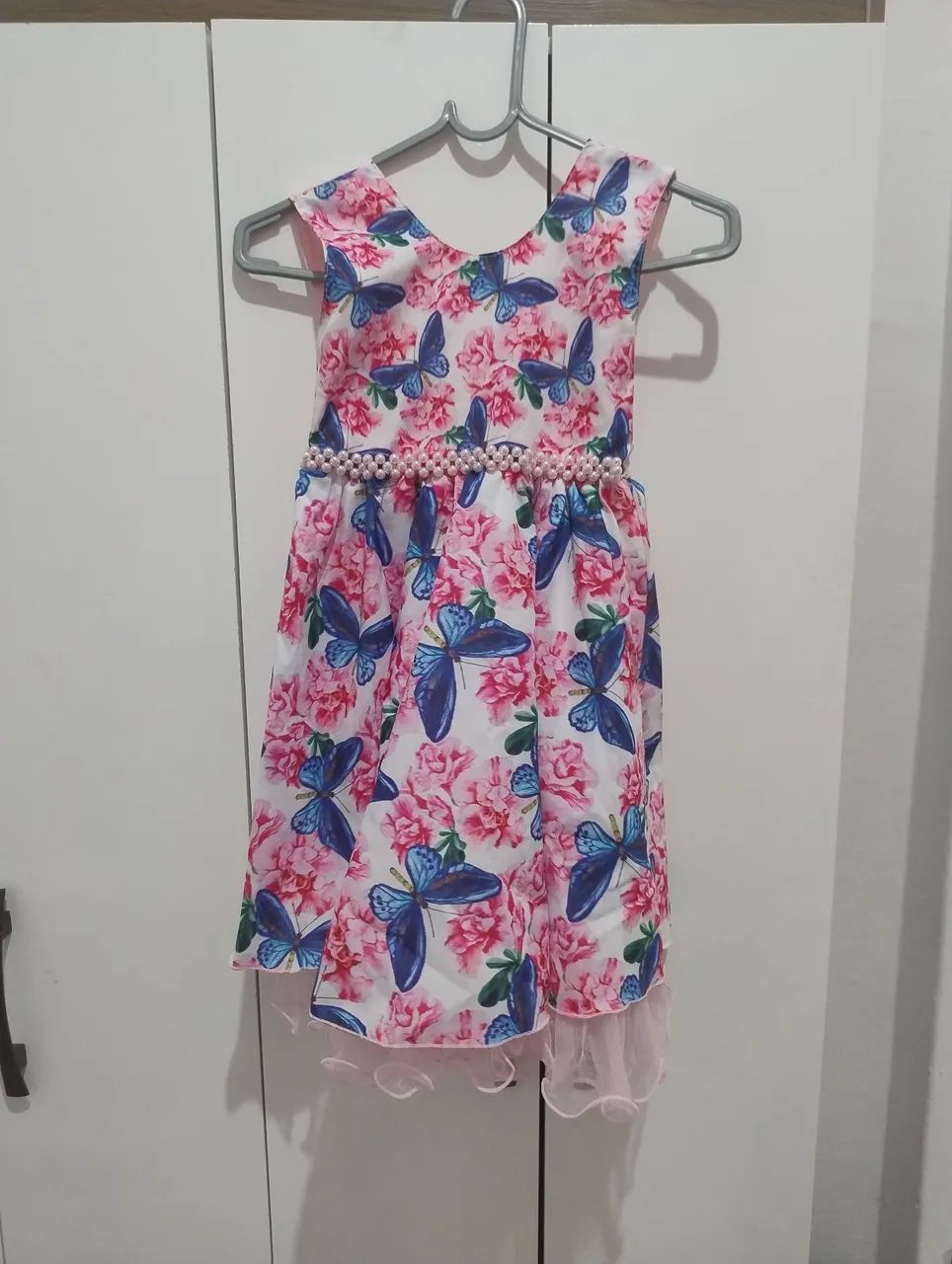 Vestido Infantil Estampado com Borboletas