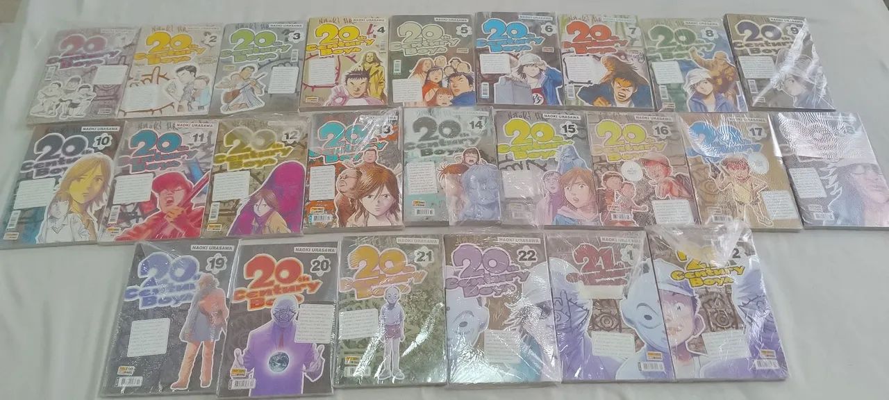 20th Century Boys - Mangá Completo -24 Volumes 1 a 24