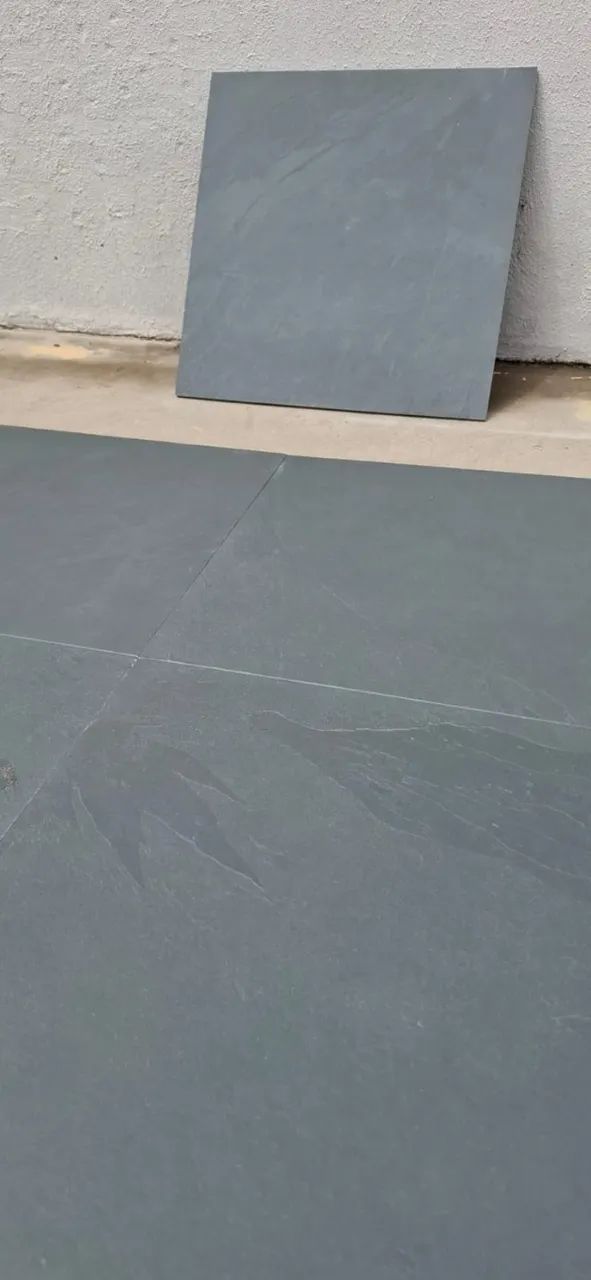 Pedra Natural Ardósia Cinza 49x49 - Piso De Pedra Natural - Foto 3