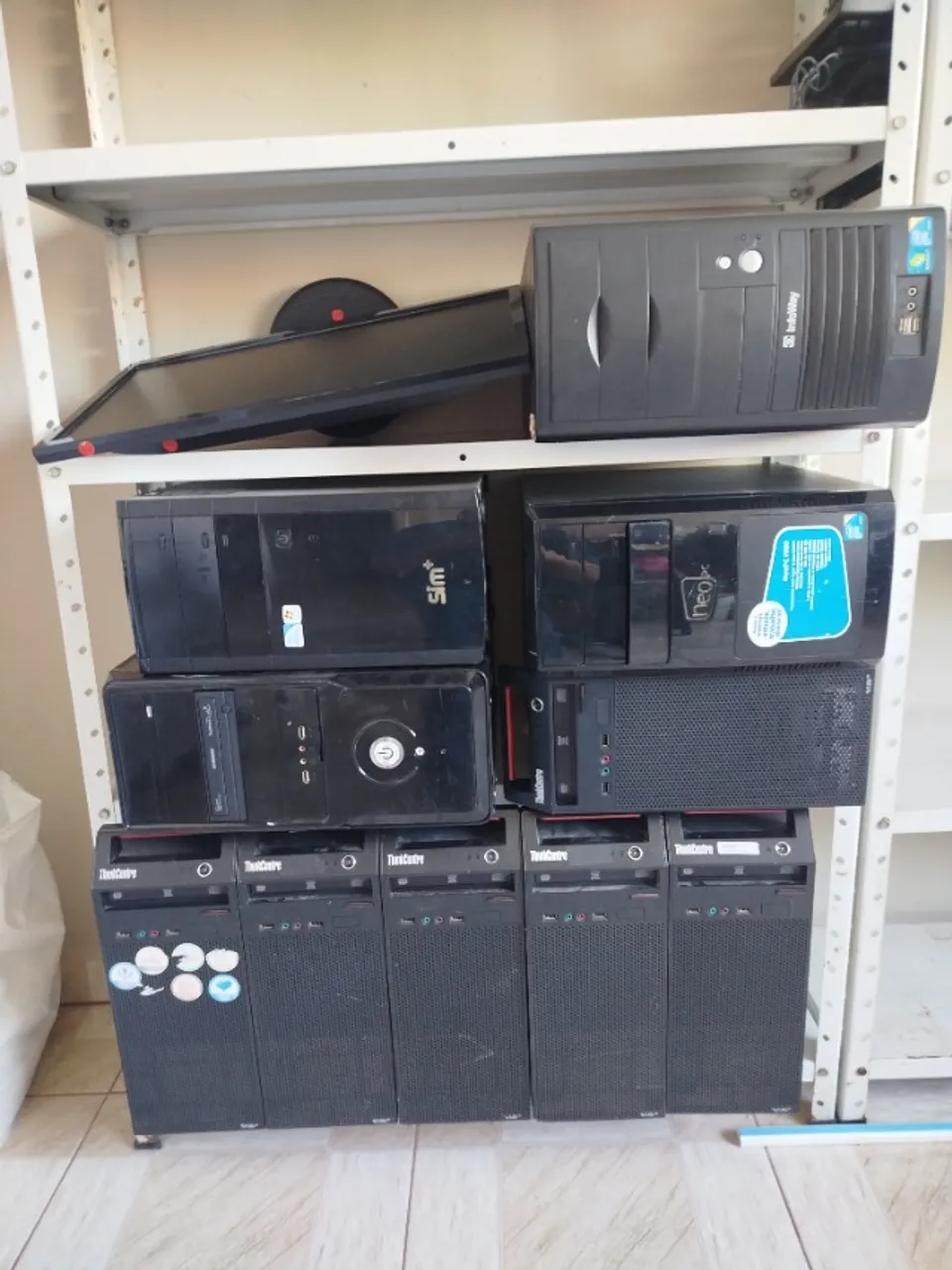 Lote 10 Computadores Dual Core