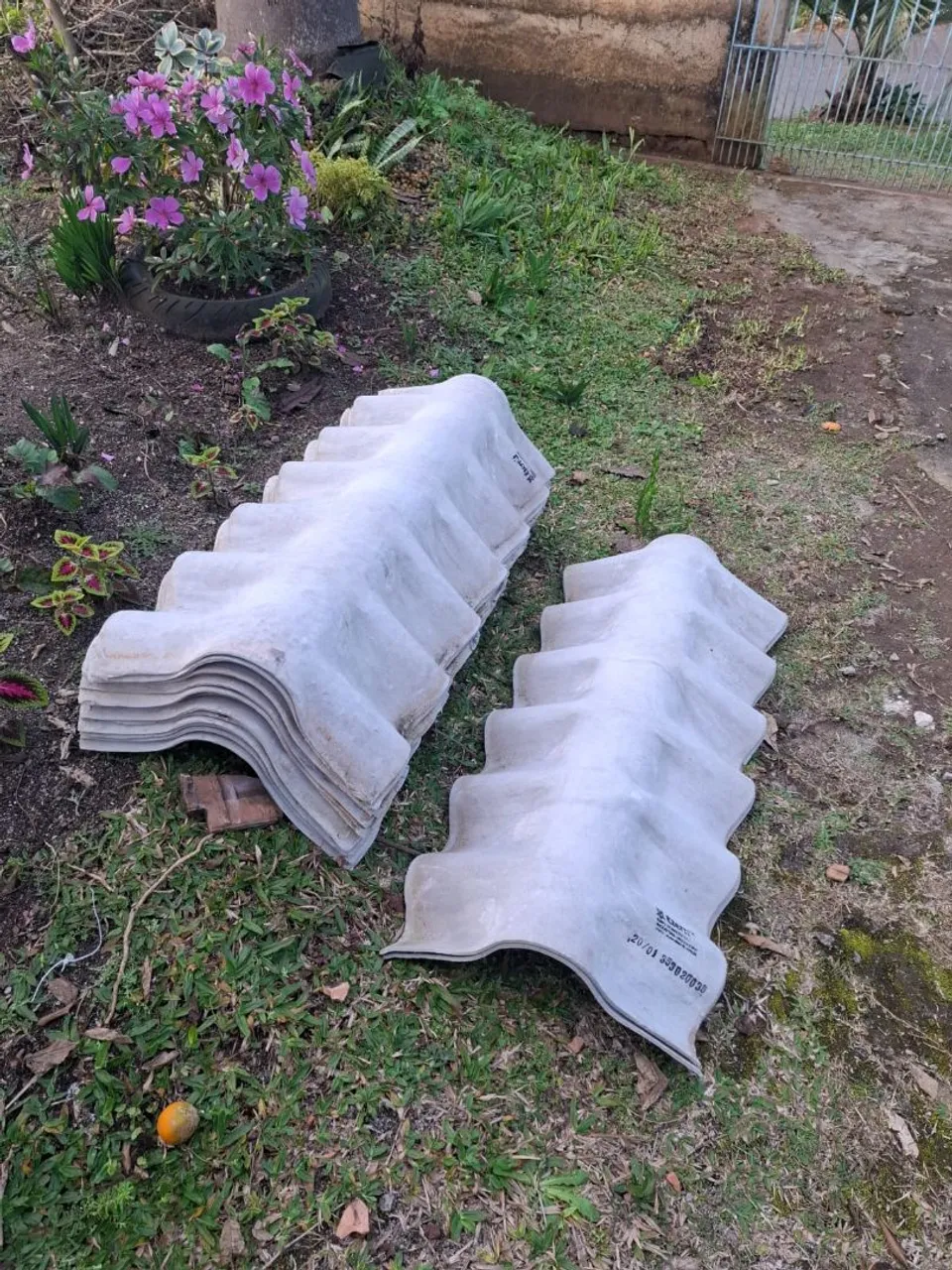 Telhas de Fibrocimento Onduladas