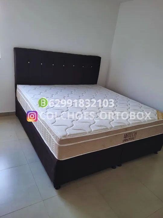 Cama box Super king da ortobom de molas ensacadas airtech - Foto 2