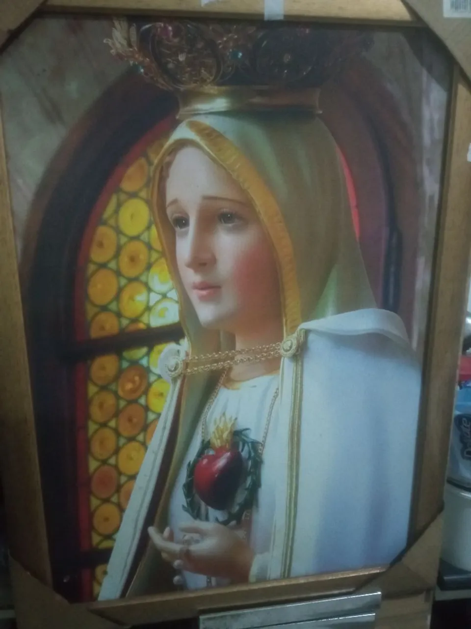Quadro nossa senhora de Fátima (Maria )