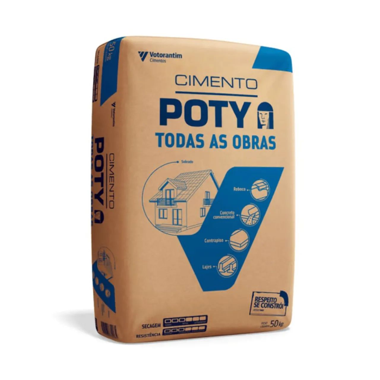 Cimento Poty - 50kg - Todas as Obras