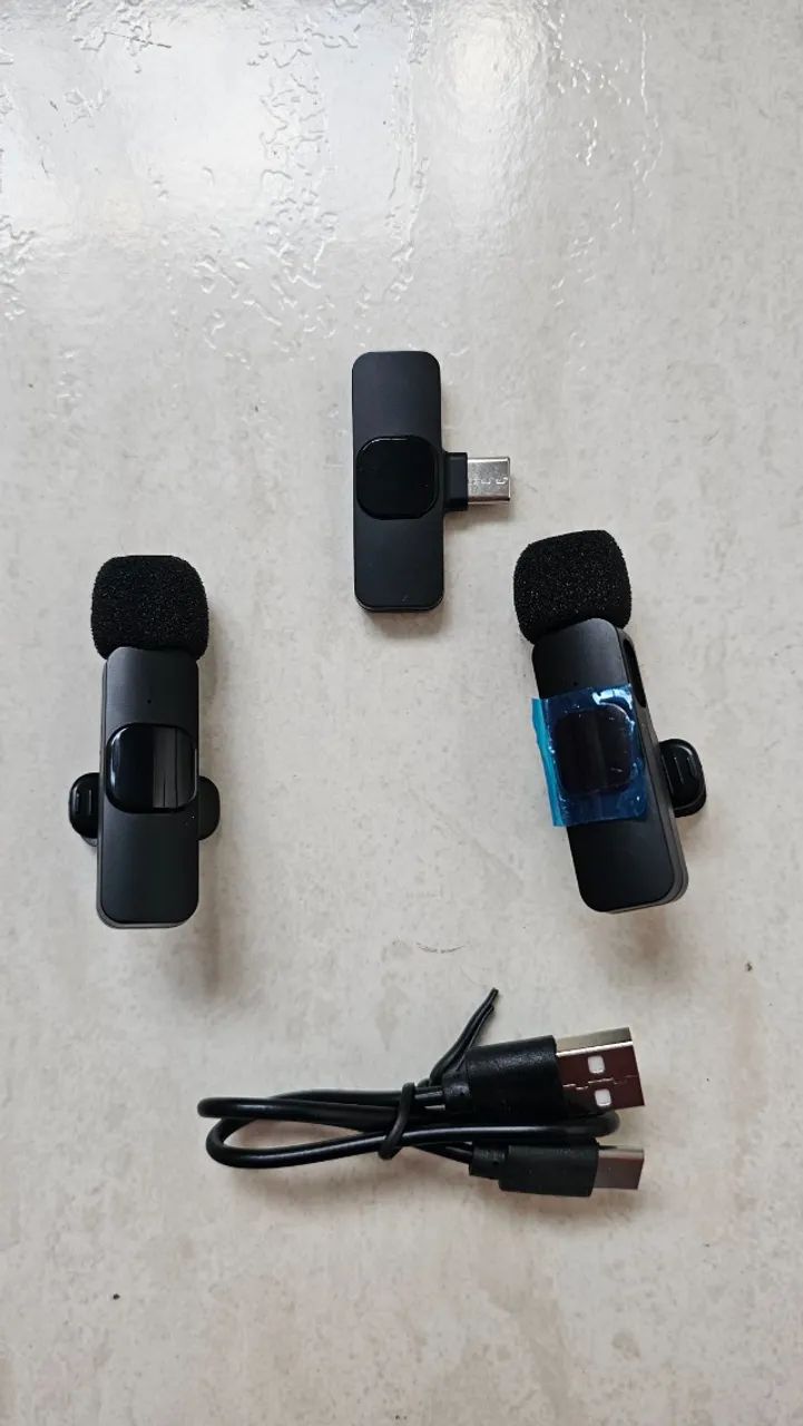 Vendo Microfone sem fio para celular (entrada tipo C) - Foto 2