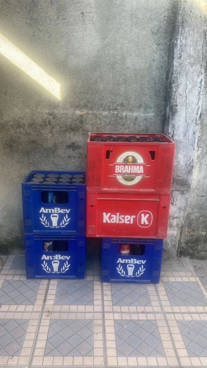CASCOS DE CERVEJA  E REFRIGERANTE