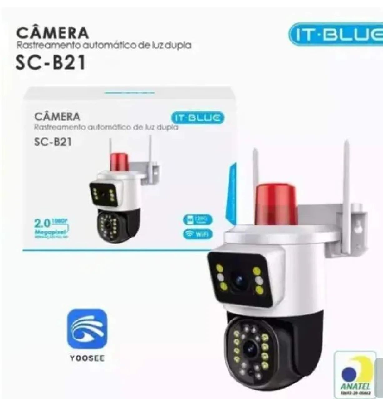 Camera IP Wifi Externa Yoosee A6/A8 ItBlue SC-B25  - Foto 5