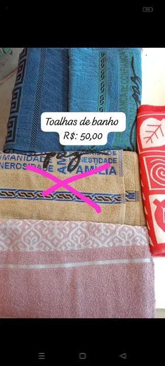 Jogo de lençol, toalha e pano de prato  - Foto 3