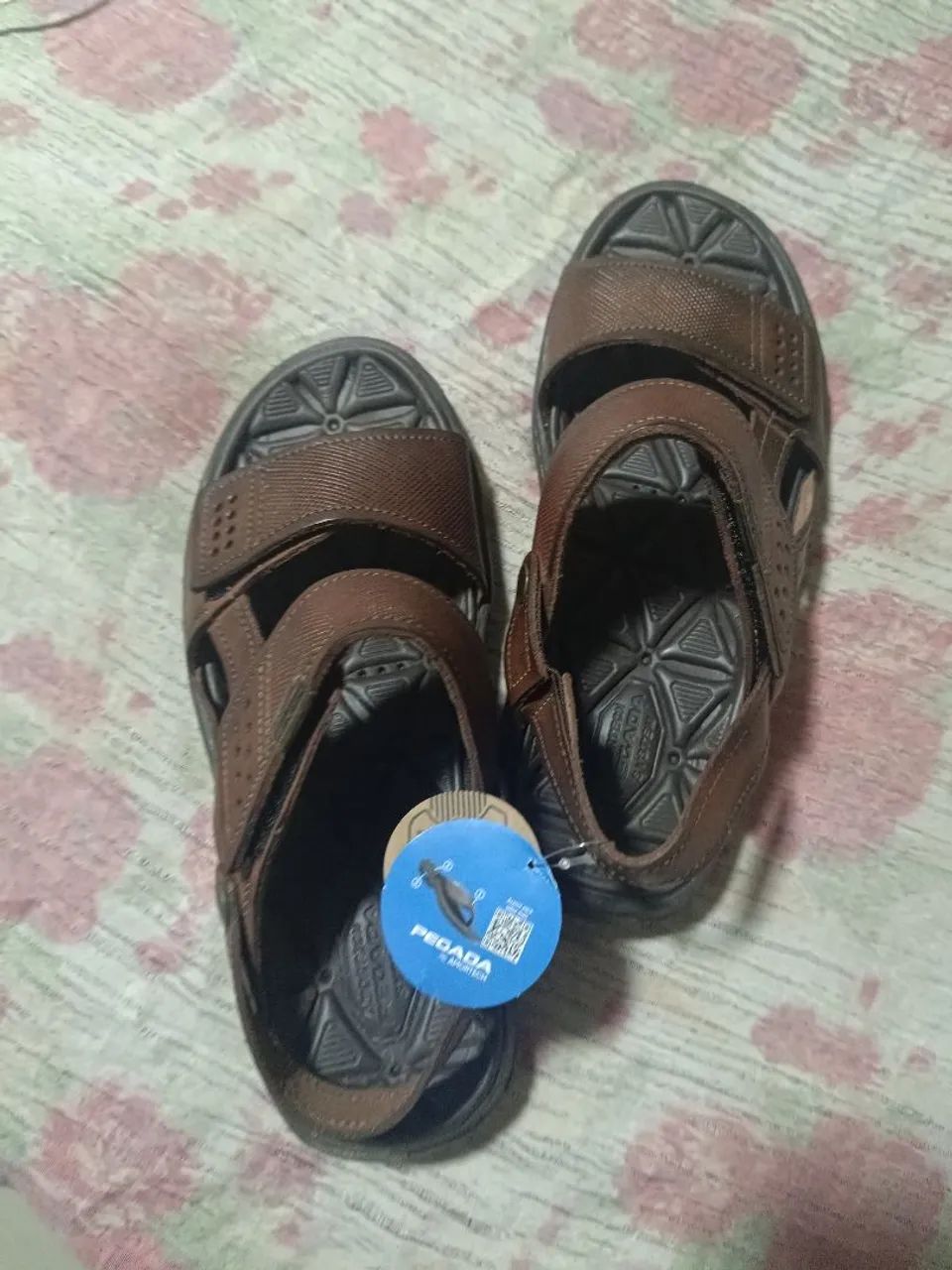 Promoção somente hoje SANDÁLIA PEGADA PAPETE ANILINA MASCULINO 133206 Pinhão - Foto 3