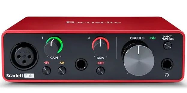 Focusrite SCARLETT SOLO Interface de Áudio - Foto 2