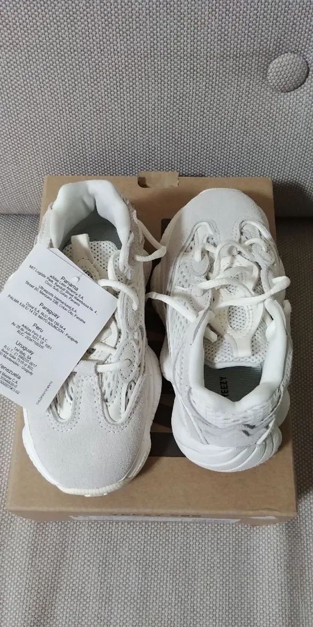 Tenis adidas yeezy 500 infant original n br 23 novo<br>pra criança