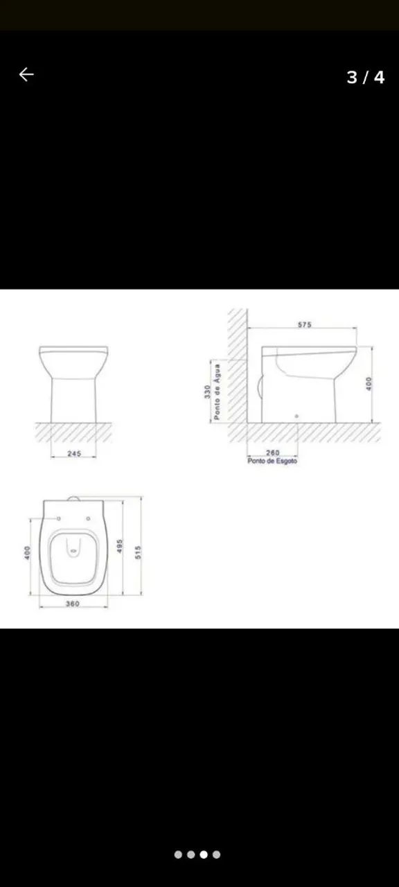 Vaso Sanitário Deca flex - Foto 2