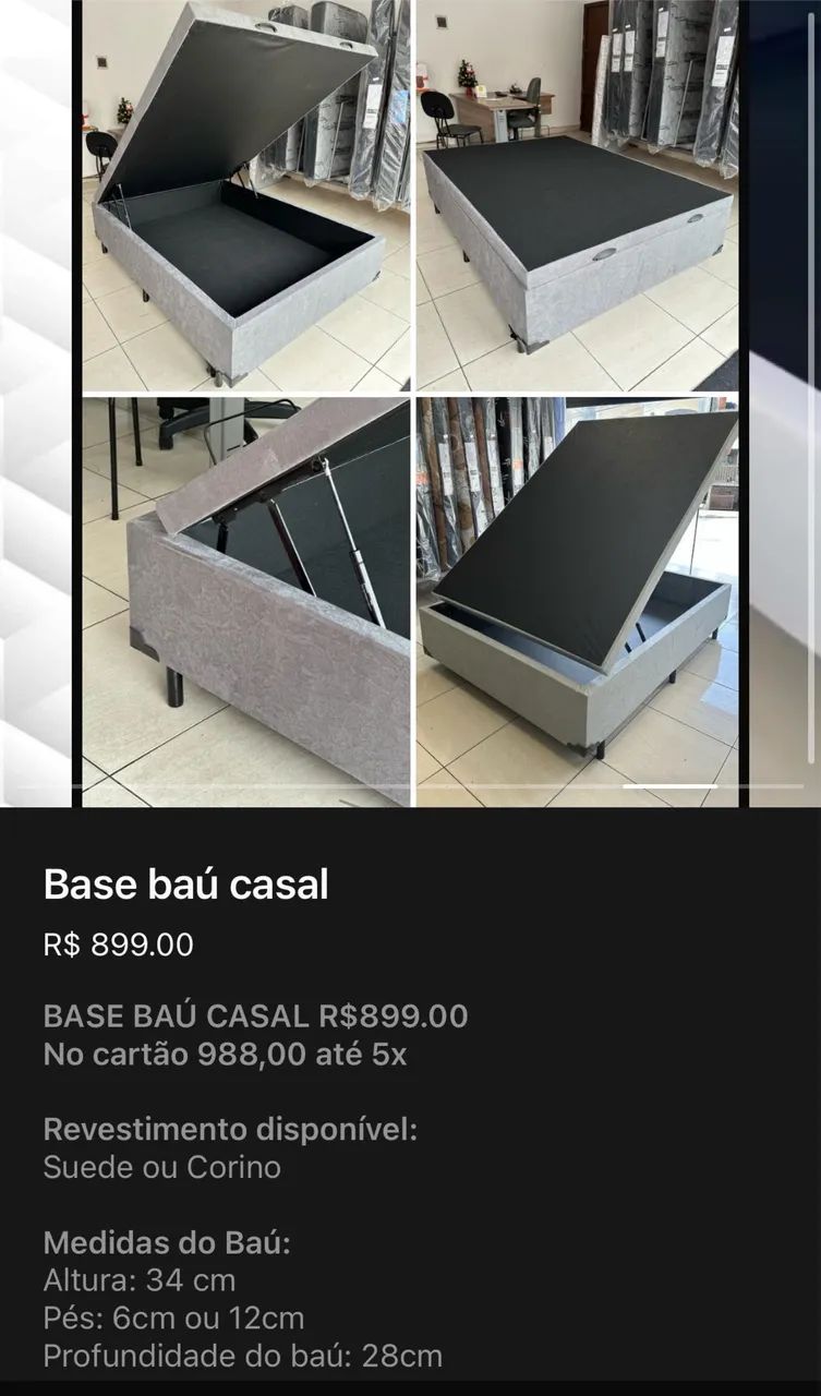 Base baú casal - Foto 2