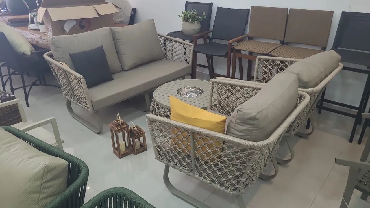 Jogo de sofa para área externa  - Foto 2