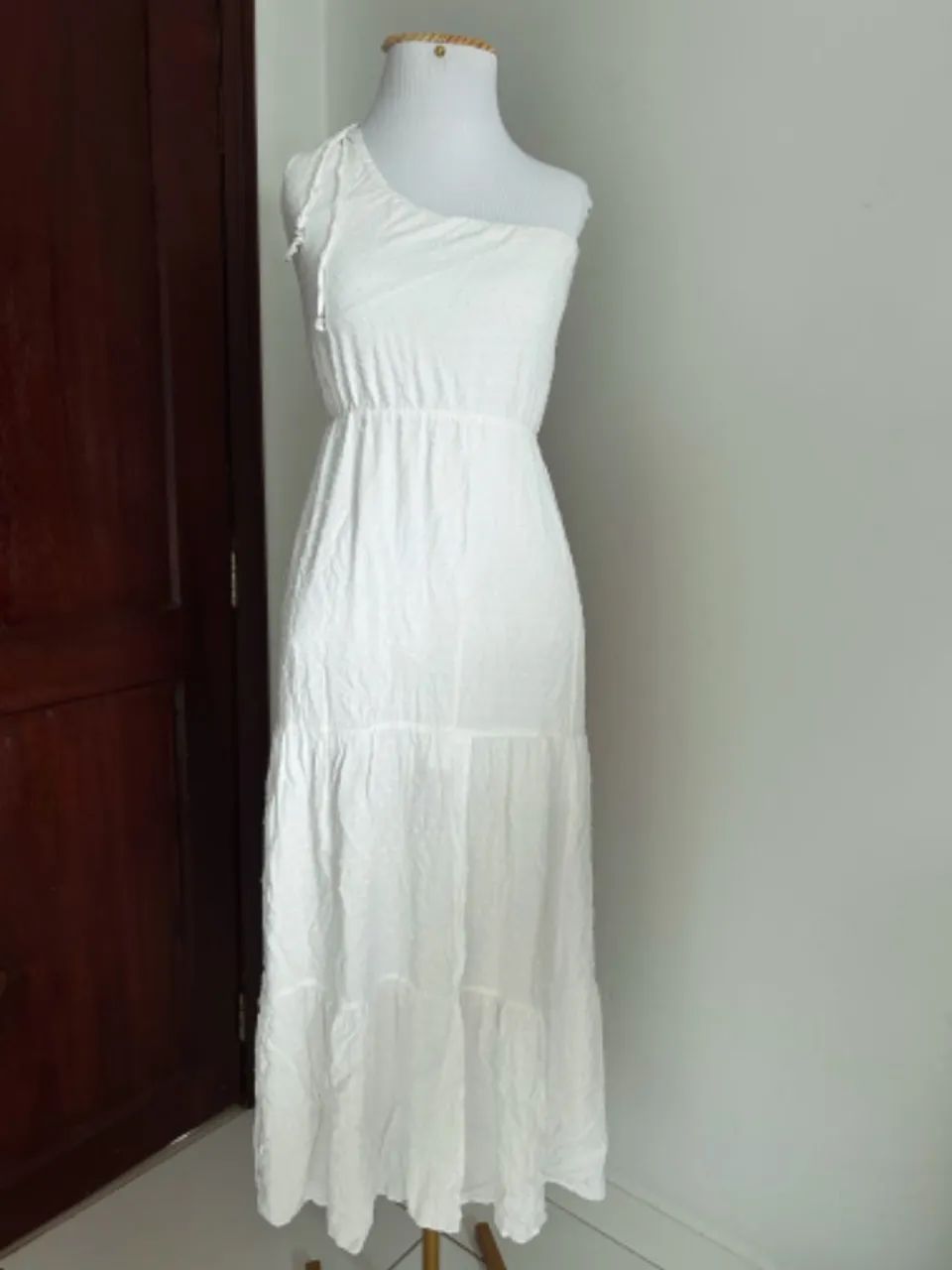 Vestido branco longo