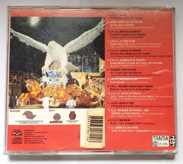 CD Sambas enredo carnaval de São Paulo 2000 - Foto 2