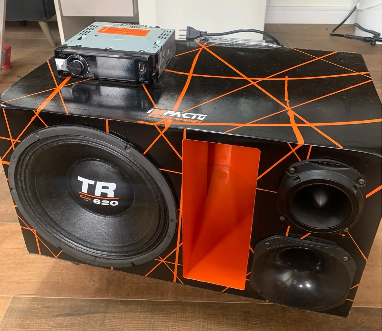 Caixa de Som Automotivo Completa Triton TR 620