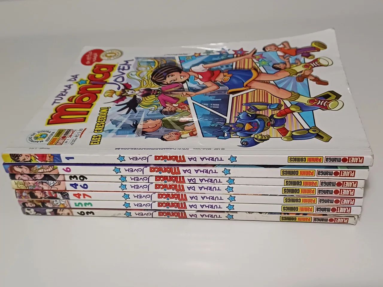 Turma da Mônica Jovem - Mangá 07 unidades - Foto 6