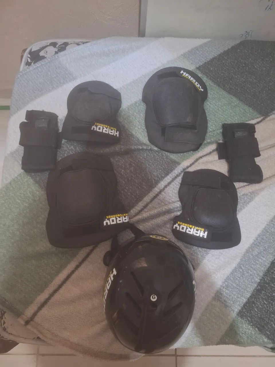 Kit de proteção para skate - Hardy skateboard