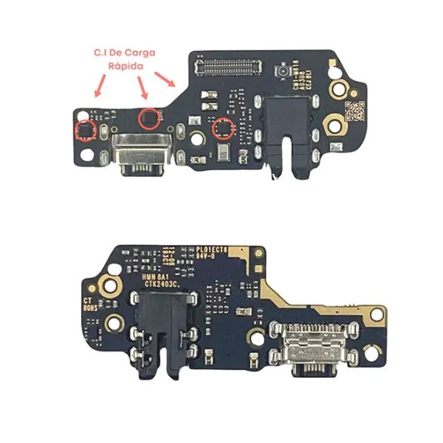 Placa Conector De Carga Original  Xiaomi Redmi Note 8 M1908C3Xg 