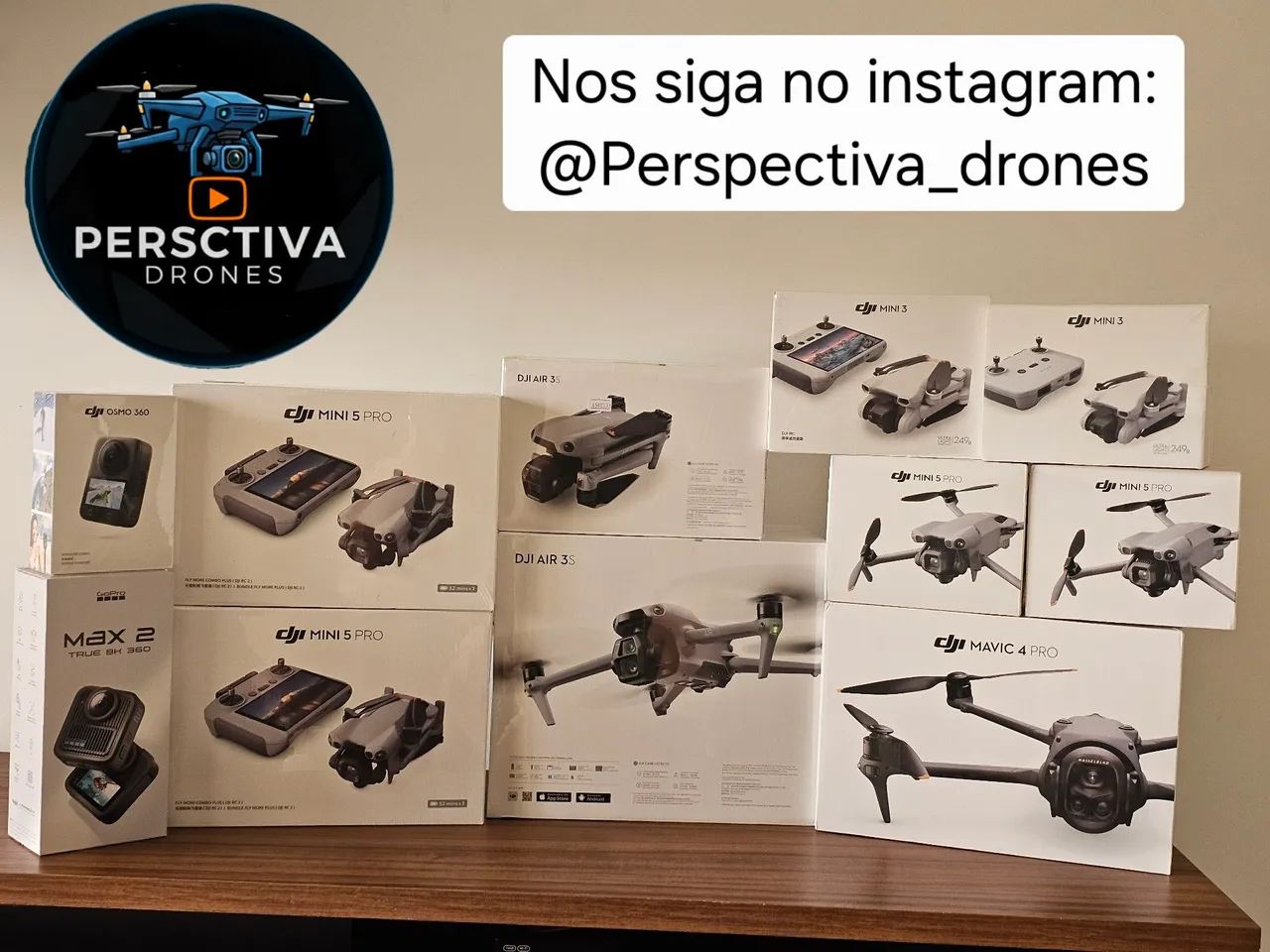 Drones Dji (NEO 2, Mini 3, mini 4 pro, mini 5 pro, air 3s, mavic, neo)