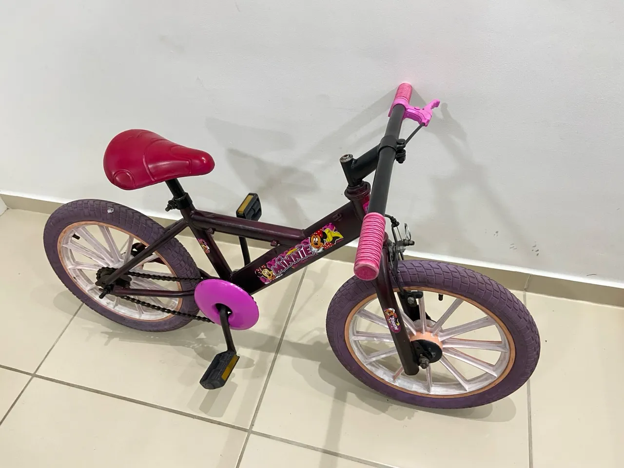 Bicicleta Infantil Aro 16 da Minnie