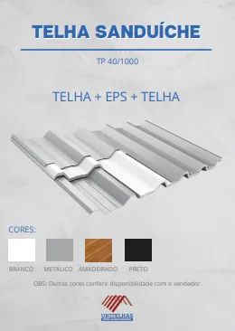 TELHAS ISOTÉRMICAS, TELHAS SANDUICHE, PAINÉIS ISOTÉRMICOS, CUMEEIRAS E ACABAMENTOS - Foto 4