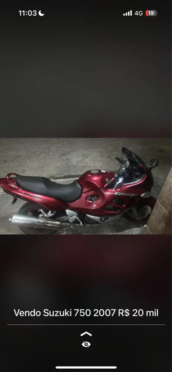 Vendo moto Suzuki gsx 750f 2007