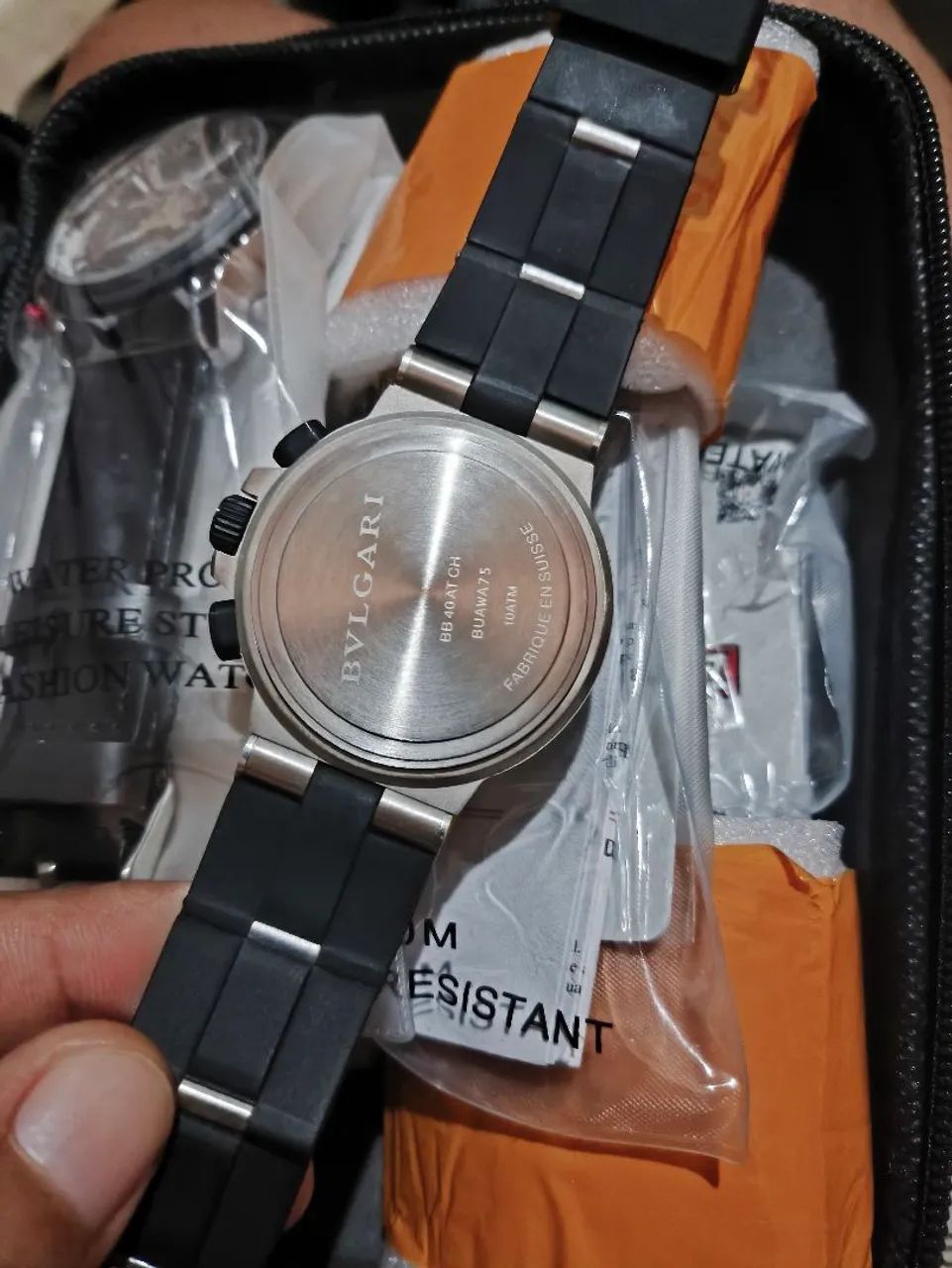 Relógio Bvlgari Alumínio Cronógrafo - Foto 3