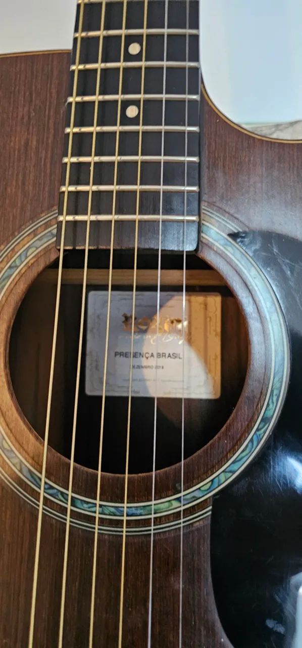 Violão elétrico Folk Rozini top - Foto 4