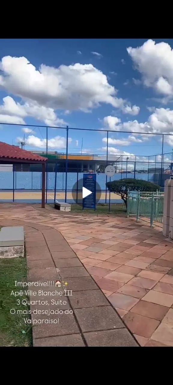 Apartamento térreo com 3 qts sendo uma suíte  reformado no ville blanche 3 em valparaiso  - Foto 3