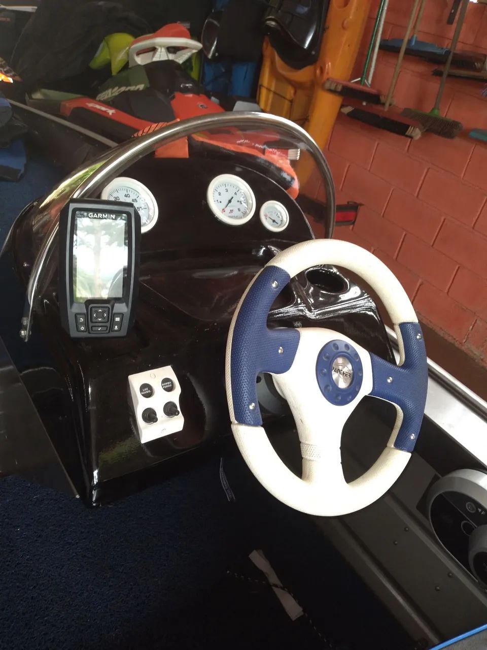 Barco fluvimar  bastante 5.5 com motor  mercury  60hp  4 tempo. - Foto 8