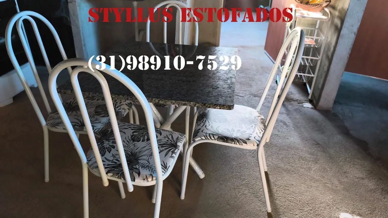 Mesa de 4 cadeiras 